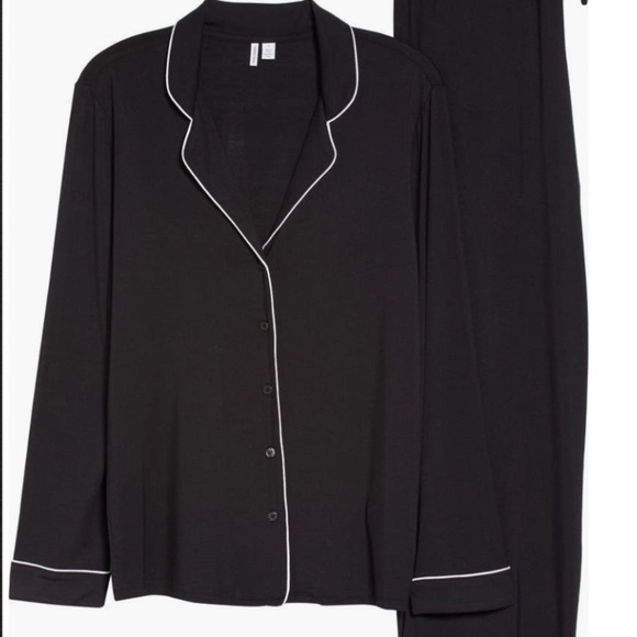 NWT Nordstrom Black Modal Matching Pajama Set - size small - Picture 4 of 16